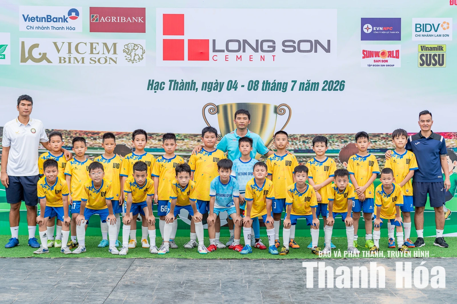 Những tân binh để lại dấu ấn ở Giải Bóng đá Nhi đồng Báo và Phát thanh, truyền hình Thanh Hóa lần thứ V