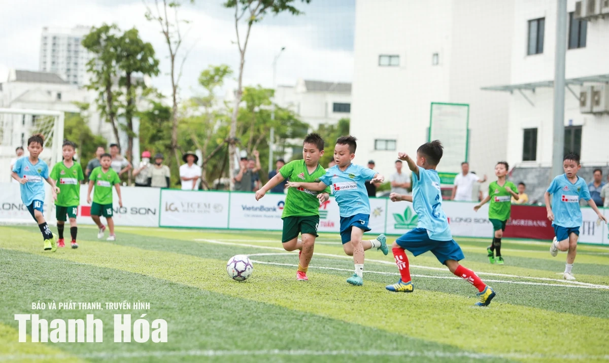 U8 Nghi Sơn lần đầu tiên vô địch Giải Bóng đá Nhi đồng Báo và Phát thanh, truyền hình Thanh Hóa