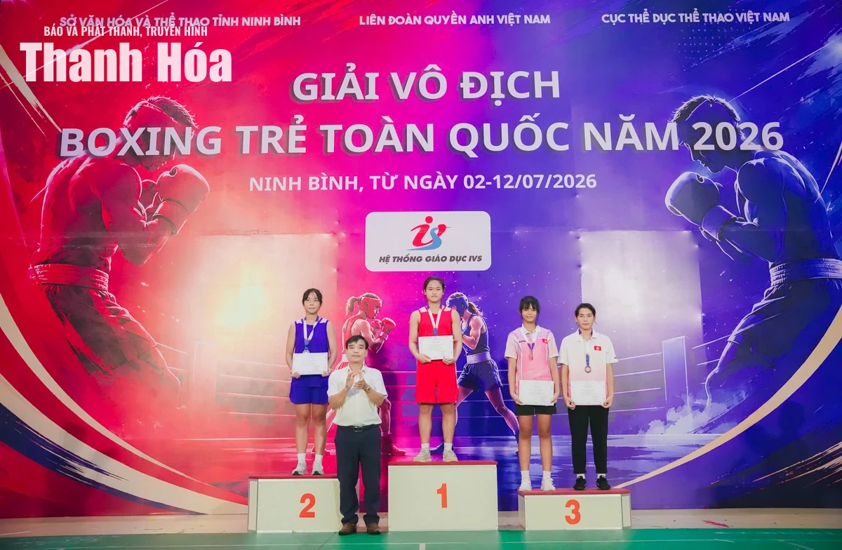 Boxing Thanh Hóa giành 7 huy chương tại Giải vô địch boxing trẻ toàn quốc