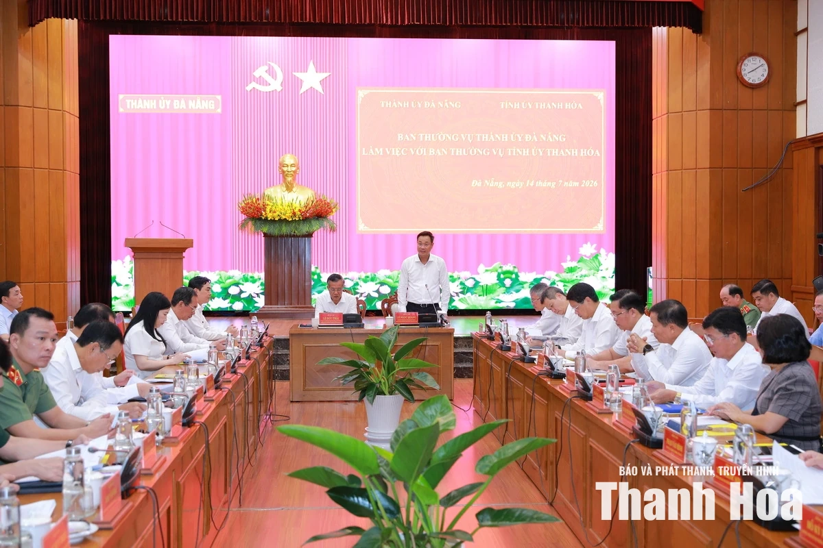Thanh Hóa - Đà Nẵng chia sẻ kinh nghiệm, thống nhất hợp tác phát triển