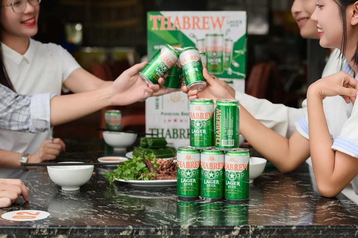 Ra mắt bia chai Thabrew Silver phiên bản mới và bia lon Thabrew Lager 250ml