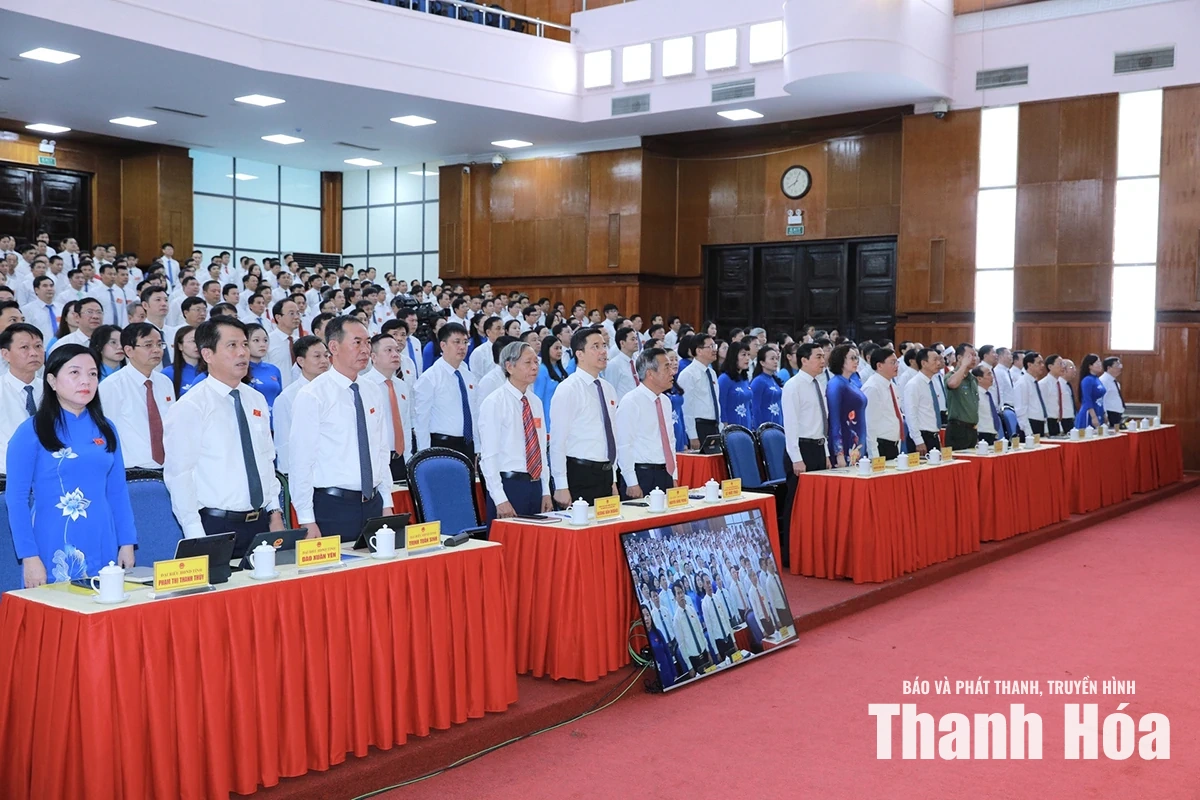 Khai mạc trọng thể Kỳ họp thứ tư, HĐND tỉnh Thanh Hóa khóa XIX, nhiệm kỳ 2026-2031