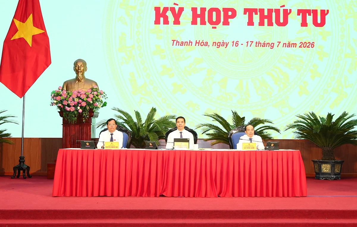 Khai mạc trọng thể Kỳ họp thứ tư, HĐND tỉnh Thanh Hóa khóa XIX, nhiệm kỳ 2026-2031