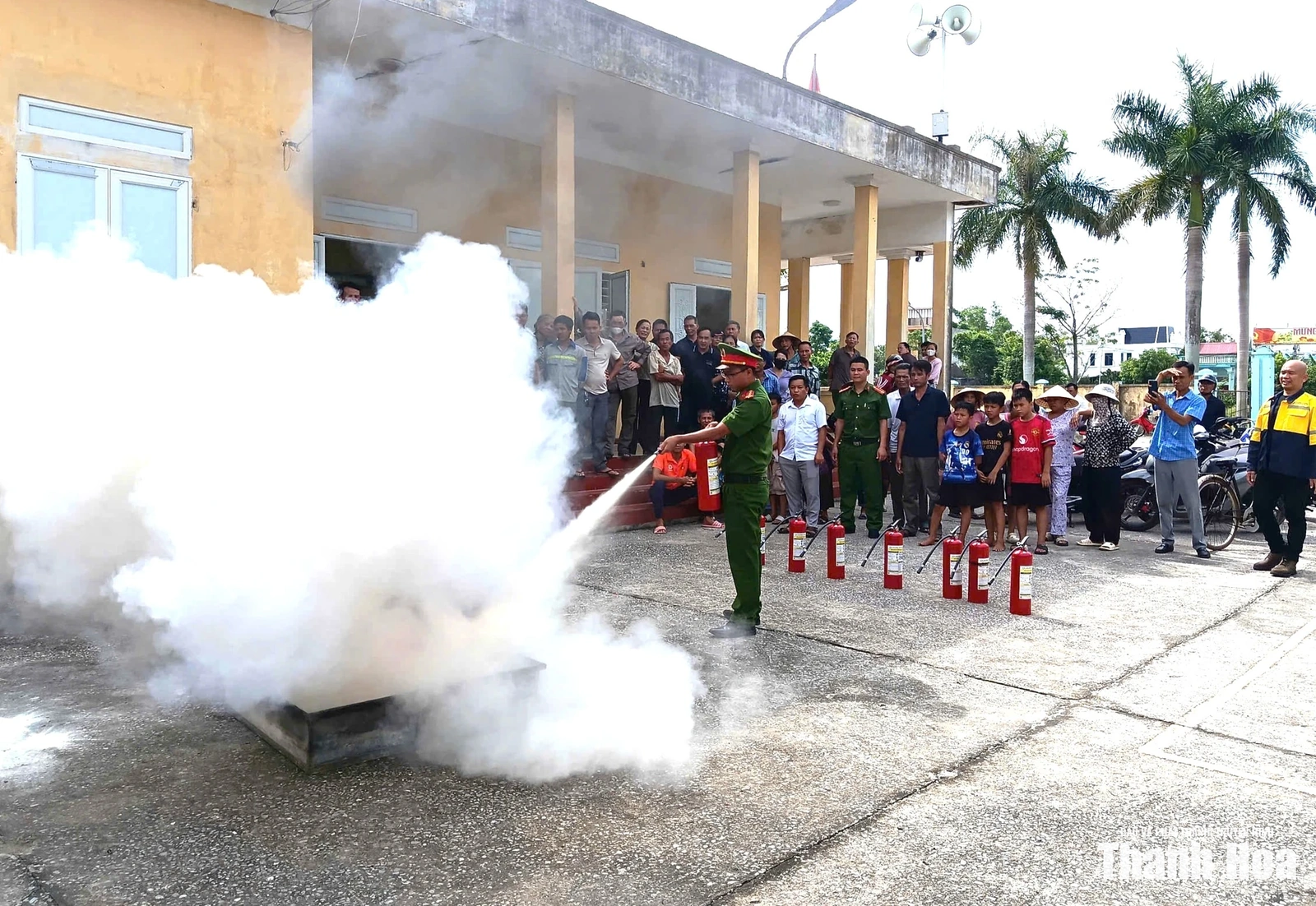 Tuyên truyền kỹ năng phòng cháy, chữa cháy cho người dân phường Hải Bình