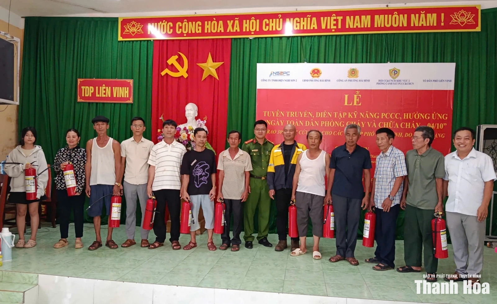 Tuyên truyền kỹ năng phòng cháy, chữa cháy cho người dân phường Hải Bình