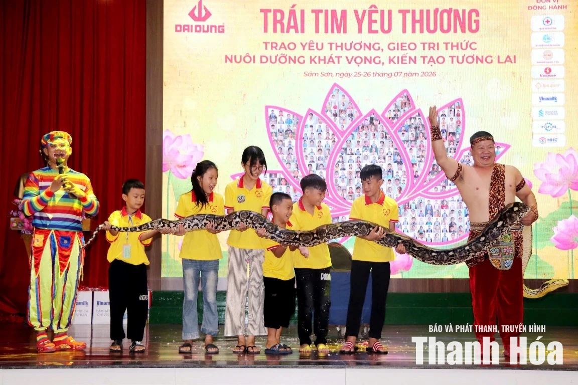 Trái tim yêu thương” tiếp thêm nghị lực cho trẻ mồ côi