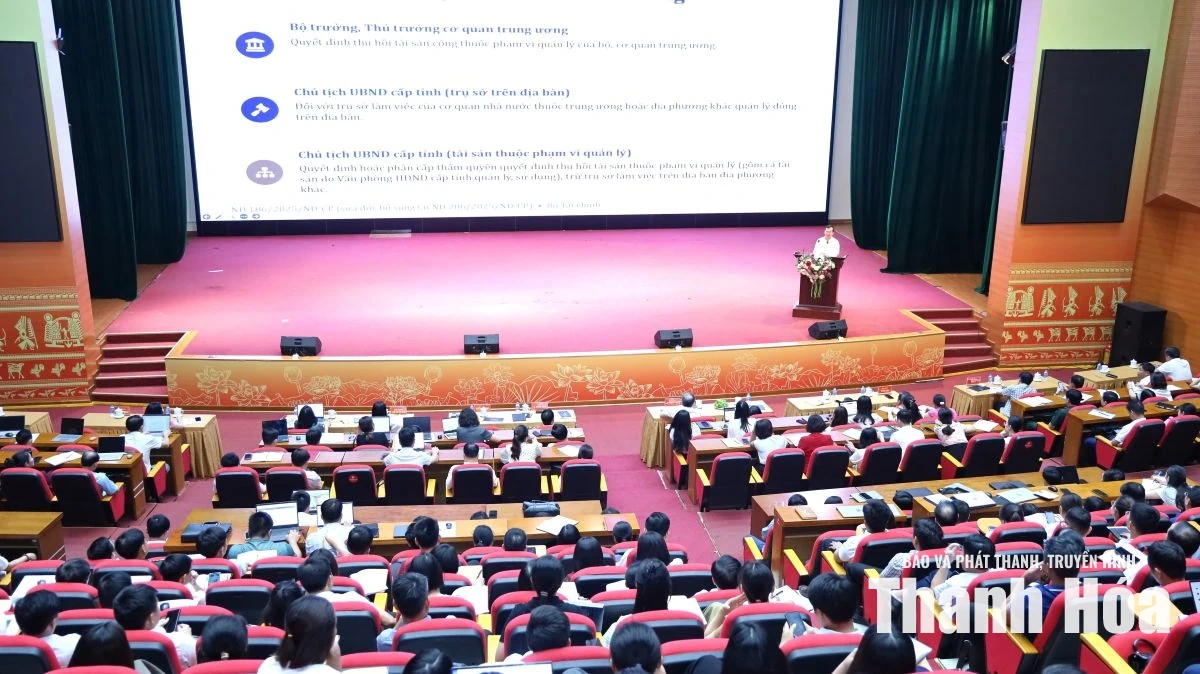 Tập huấn nghiệp vụ quản lý, sử dụng tài sản công