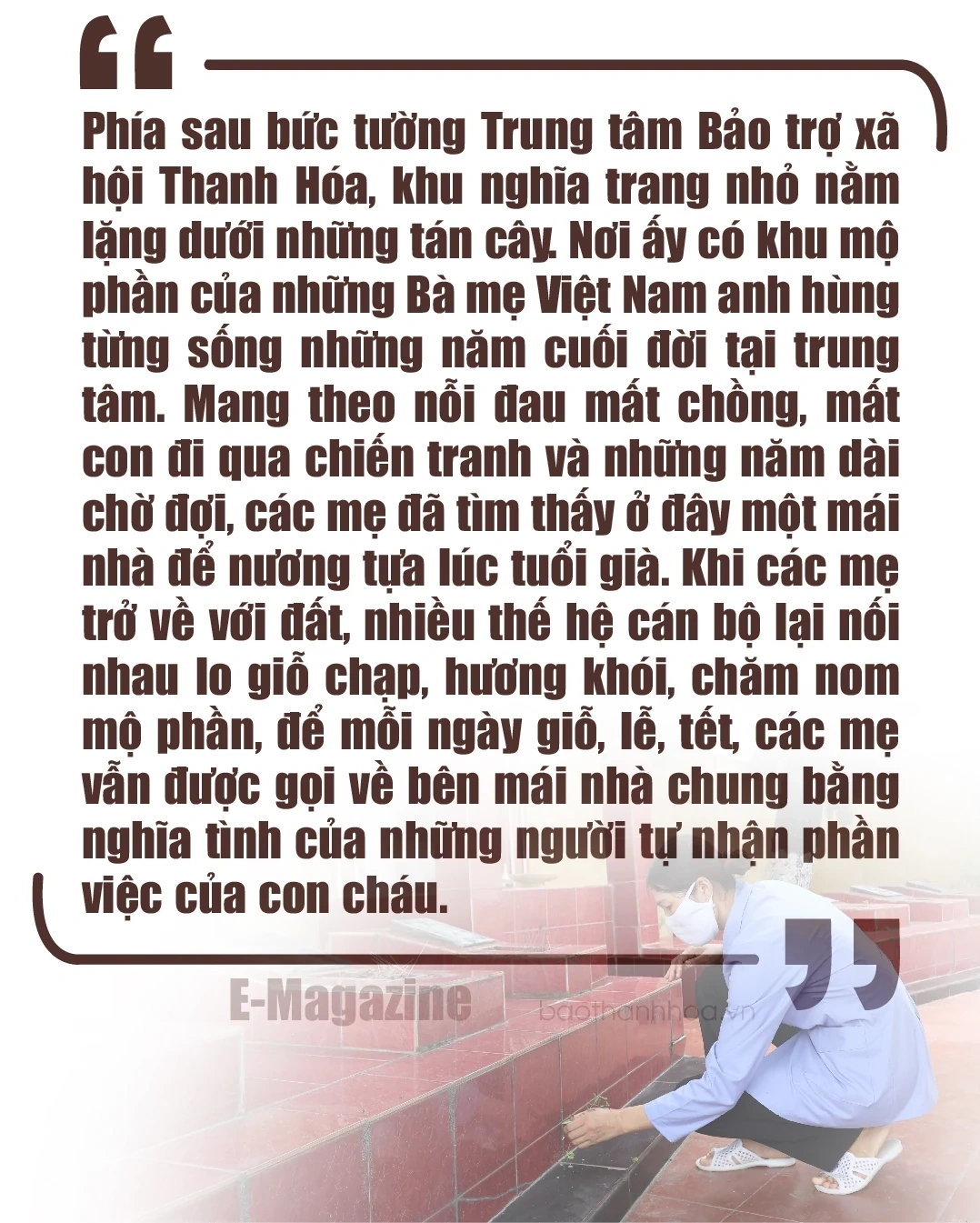 [E-Magazine] Gọi các Mẹ về bên mái nhà chung