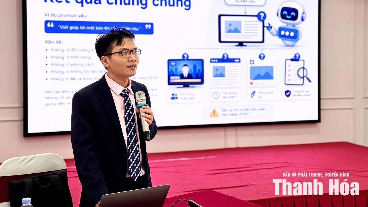 Tập huấn ứng dụng AI trong sáng tạo hình ảnh báo chí đa nền tảng