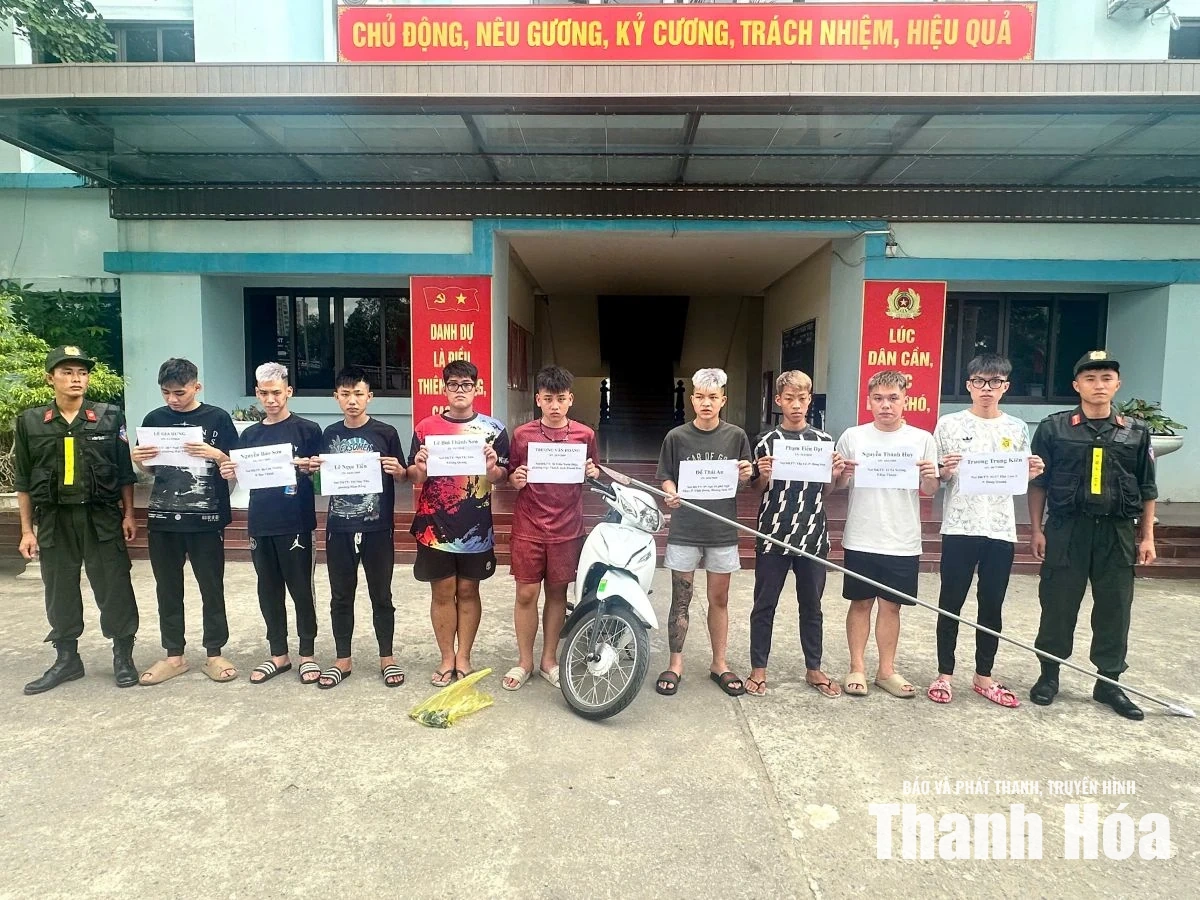 Kịp thời ngăn chặn vụ hỗn chiến giữa hai nhóm thanh thiếu niên