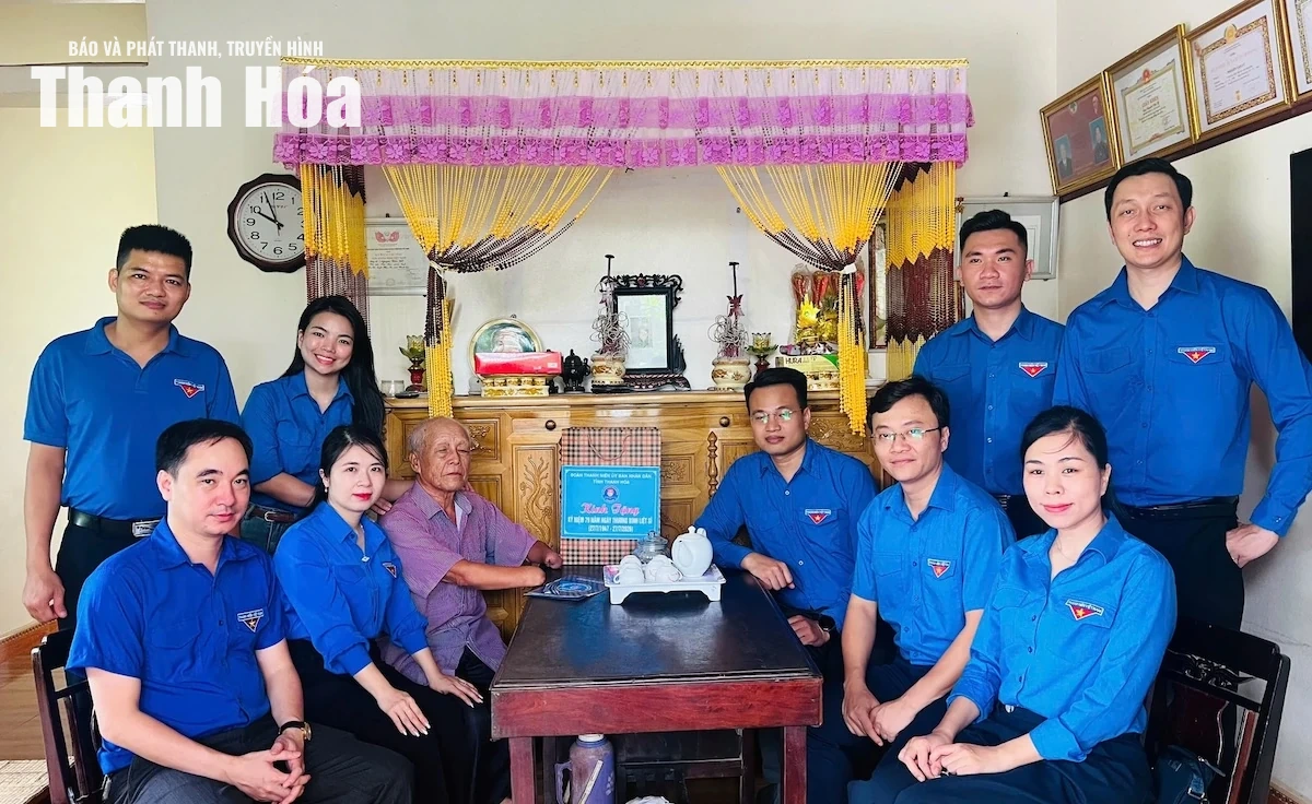 Đoàn Thanh niên UBND tỉnh tổ chức các hoạt động tri ân nhân dịp 27/7