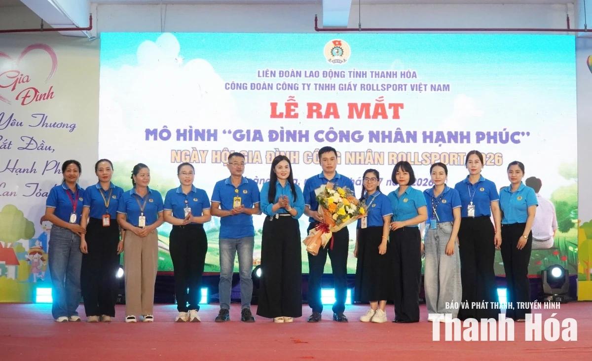 Ra mắt mô hình “Gia đình công nhân hạnh phúc”