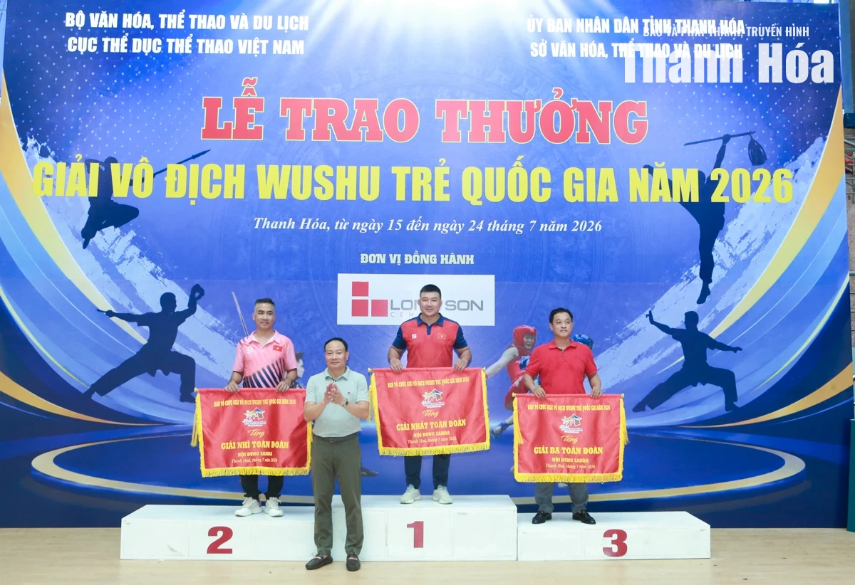 Thanh Hóa giành Giải ba toàn đoàn Giải Vô địch Wushu trẻ quốc gia
