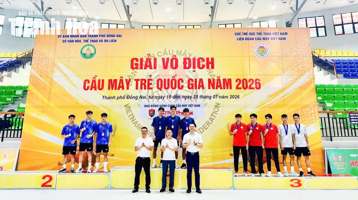 Thanh Hóa giành huy chương vàng tại Giải Vô địch Cầu mây trẻ Quốc gia