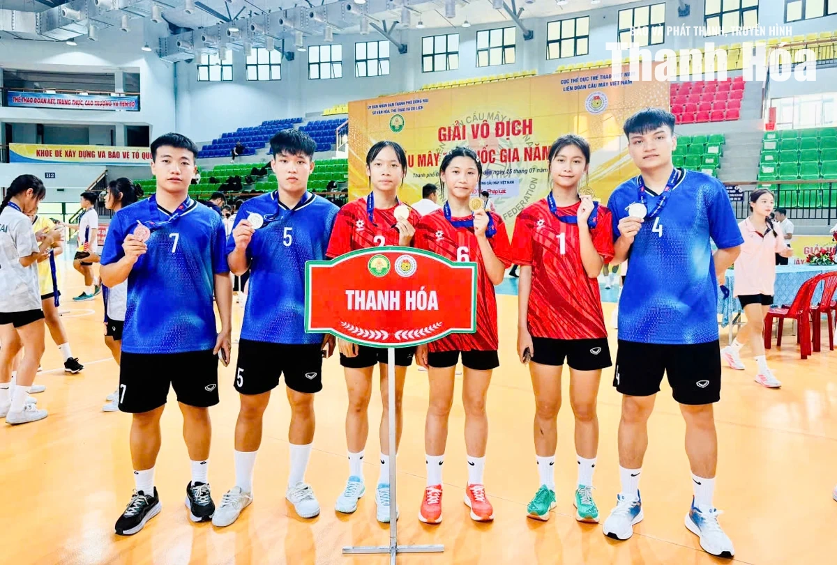 Thanh Hóa giành huy chương vàng tại Giải Vô địch Cầu mây trẻ Quốc gia