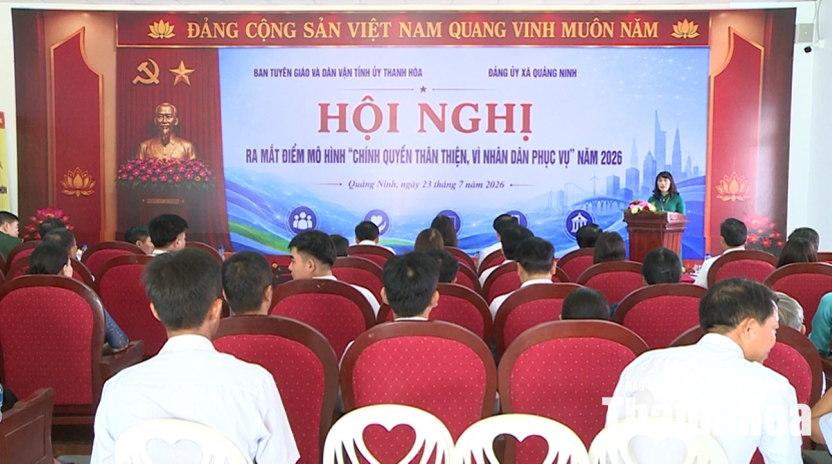 Ra mắt mô hình “Chính quyền thân thiện, vì Nhân dân phục vụ” tại xã Quảng Ninh