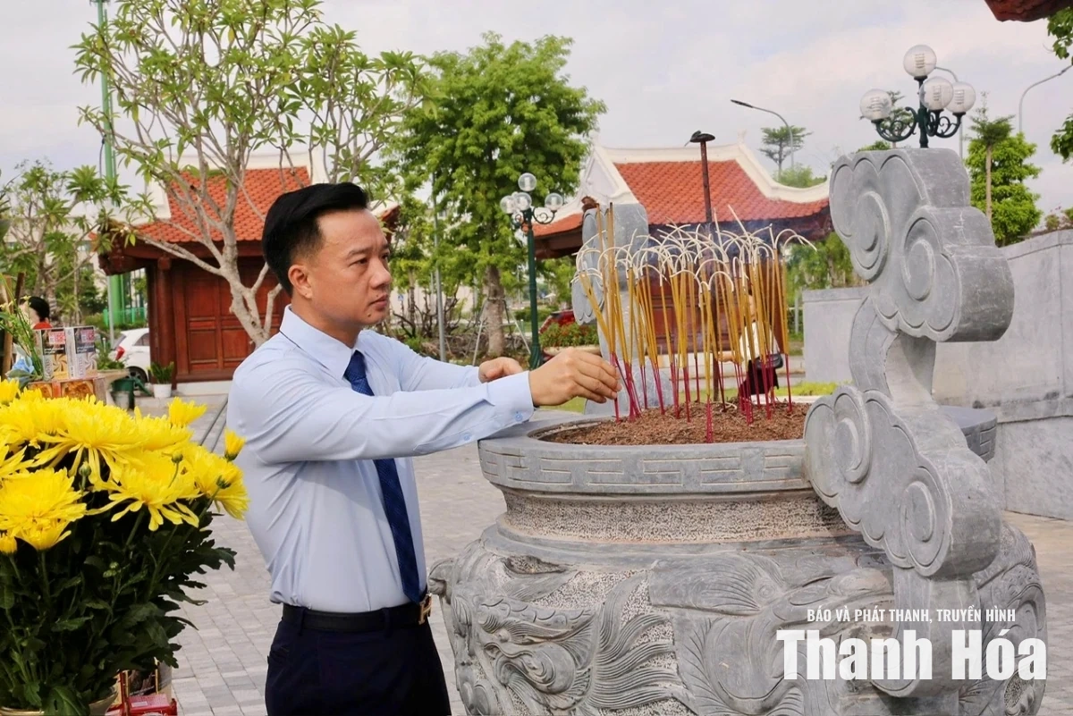 Cộng đồng doanh nghiệp Thanh Hóa dâng hương tri ân các Anh hùng liệt sĩ
