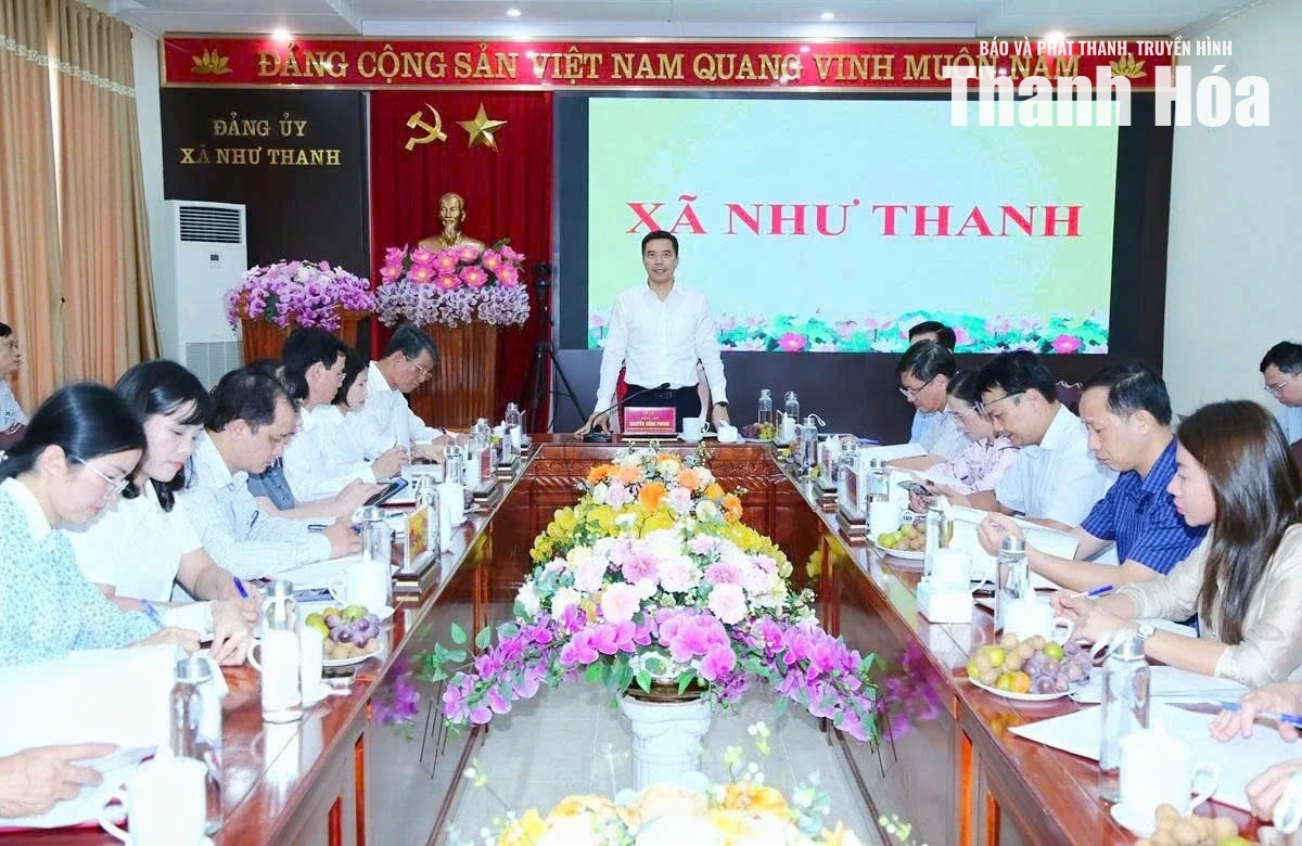 Phát huy tối đa tiềm năng, lợi thế để đưa Như Thanh phát triển