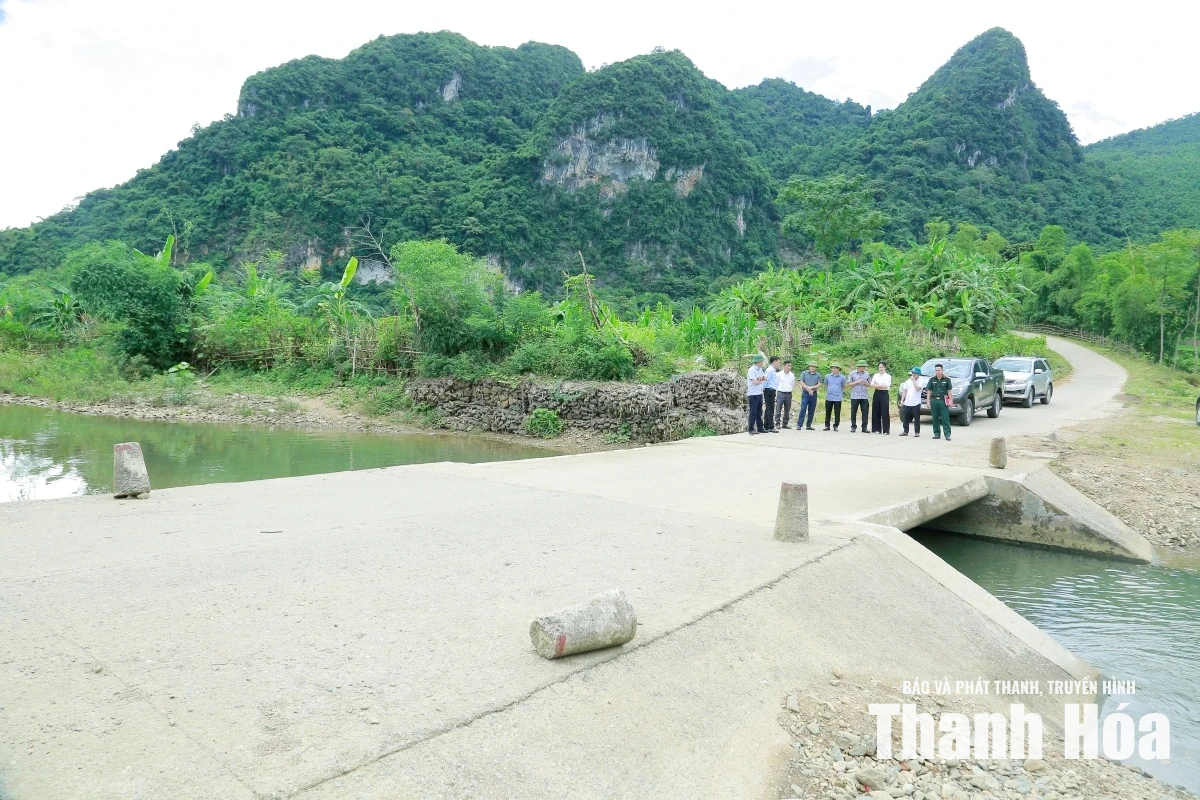 Đôn đốc công tác chuẩn bị ứng phó thiên tai tại các xã miền núi