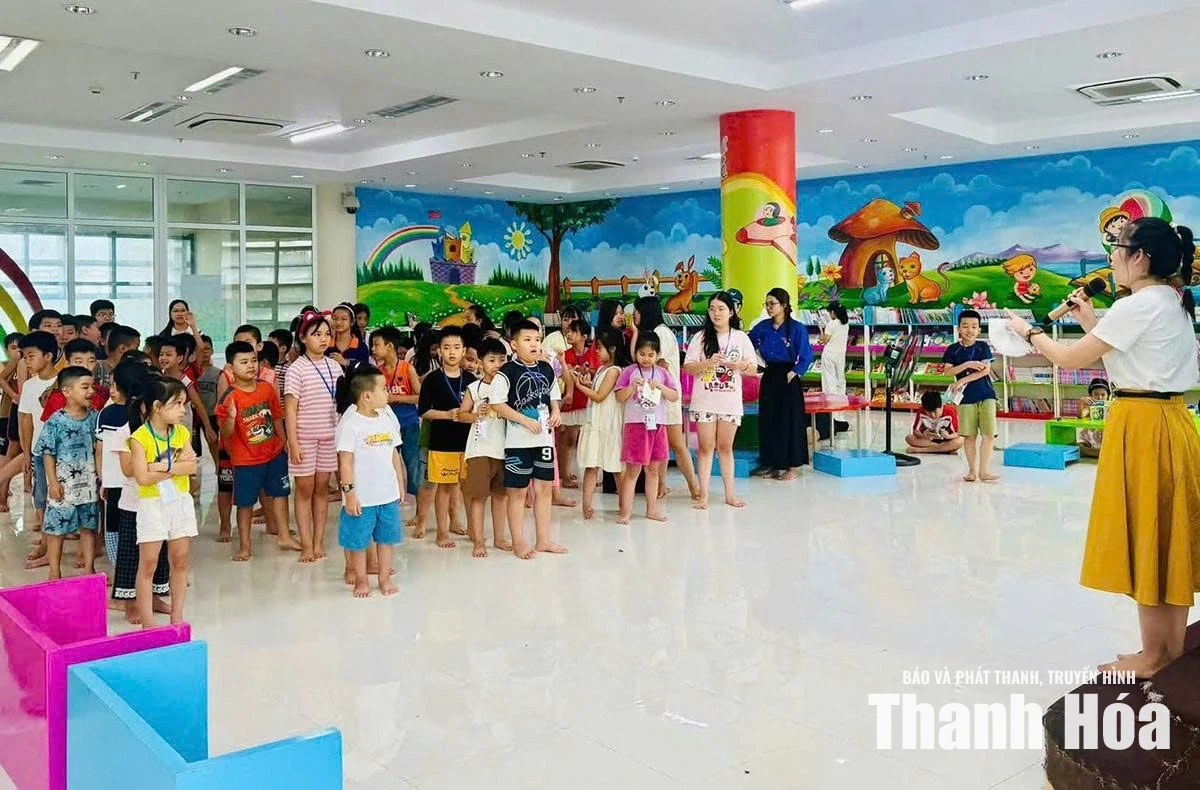“Điểm hẹn” mùa hè của thiếu nhi