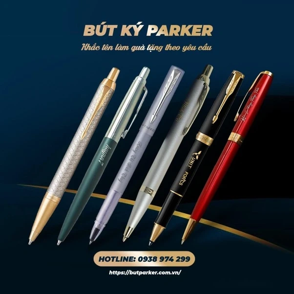 Top 5 dòng bút Parker chính hãng bán chạy tại Butparker.com.vn