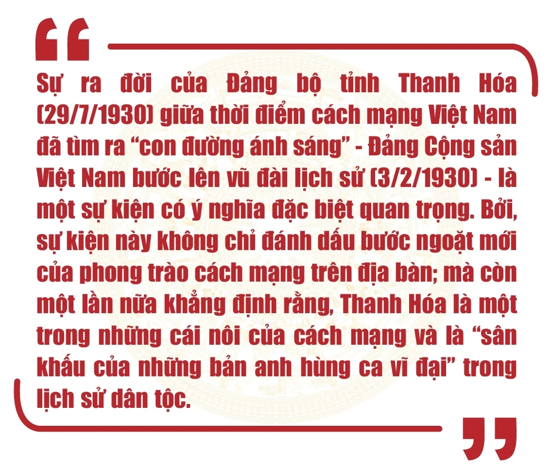 [E-Magazine] Kỷ niệm 96 năm Ngày thành lập Đảng bộ tỉnh Thanh Hóa (29/7/1930 - 29/7/2026): Tiếp bước hành trình vinh quang!