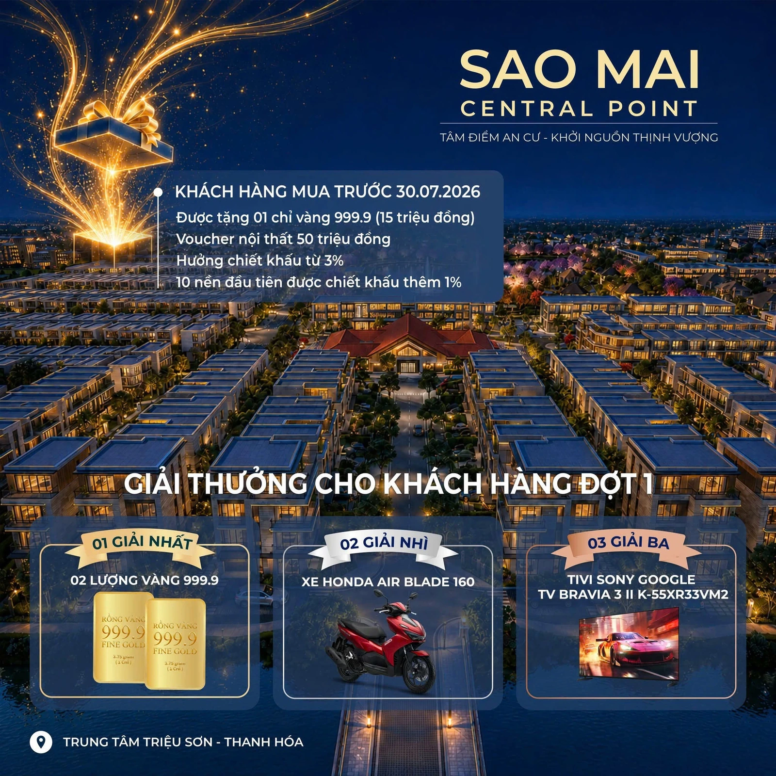 Lựa chọn Sao Mai Central Point - Một sự lựa chọn thông minh!