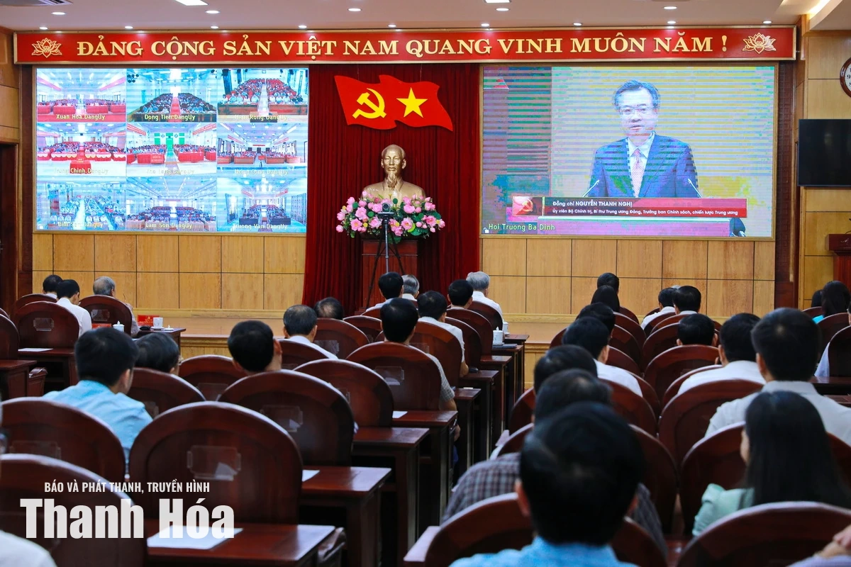 59 nghìn đại biểu tỉnh Thanh Hóa tham gia nghiên cứu, học tập Nghị quyết Hội nghị Trung ương 3 khóa XIV