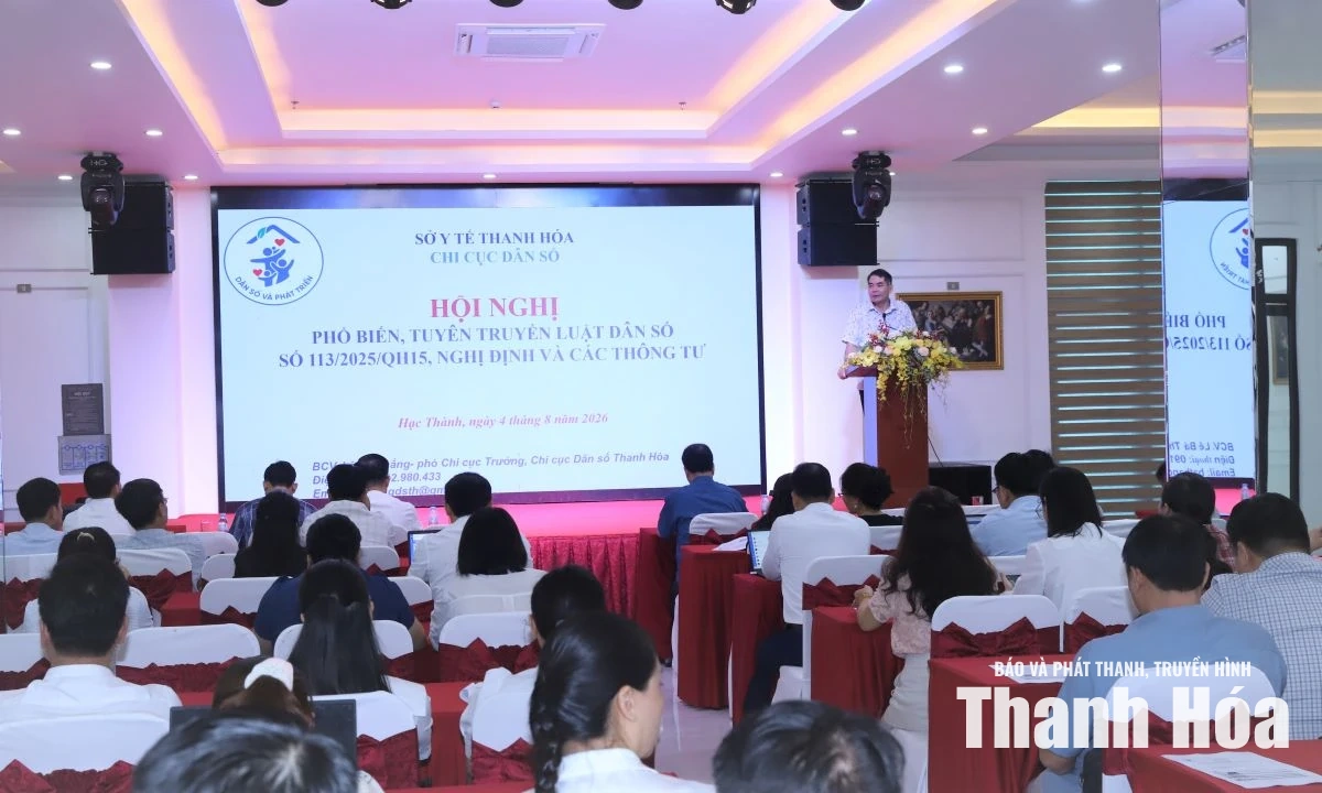 Phổ biến chính sách mới về công tác dân số và phát triển