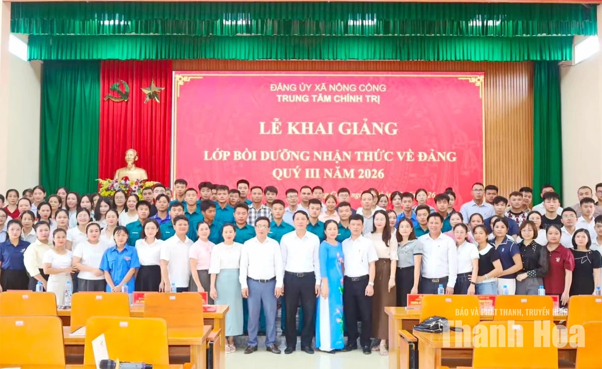 Đảng bộ xã Nông Cống phát triển đảng viên trong doanh nghiệp