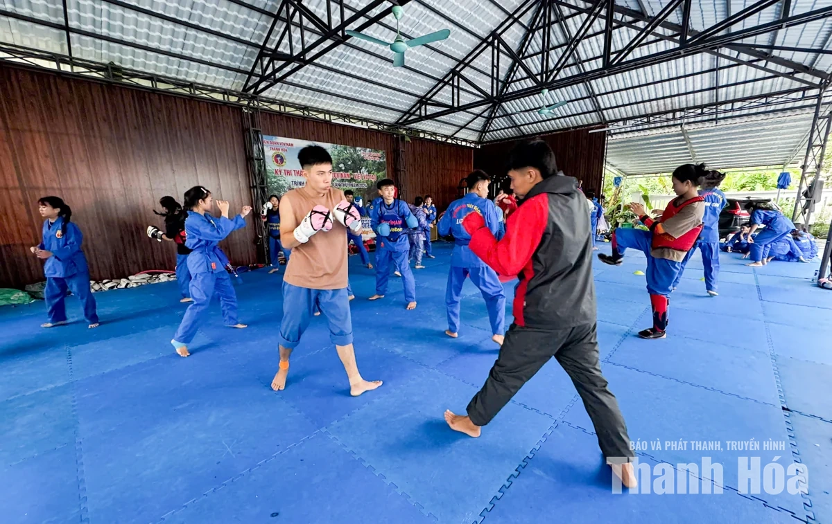 Rộn ràng khí thế luyện tập trước ngày khai mạc Giải Vovinam - Cúp Tiến Nông 2026