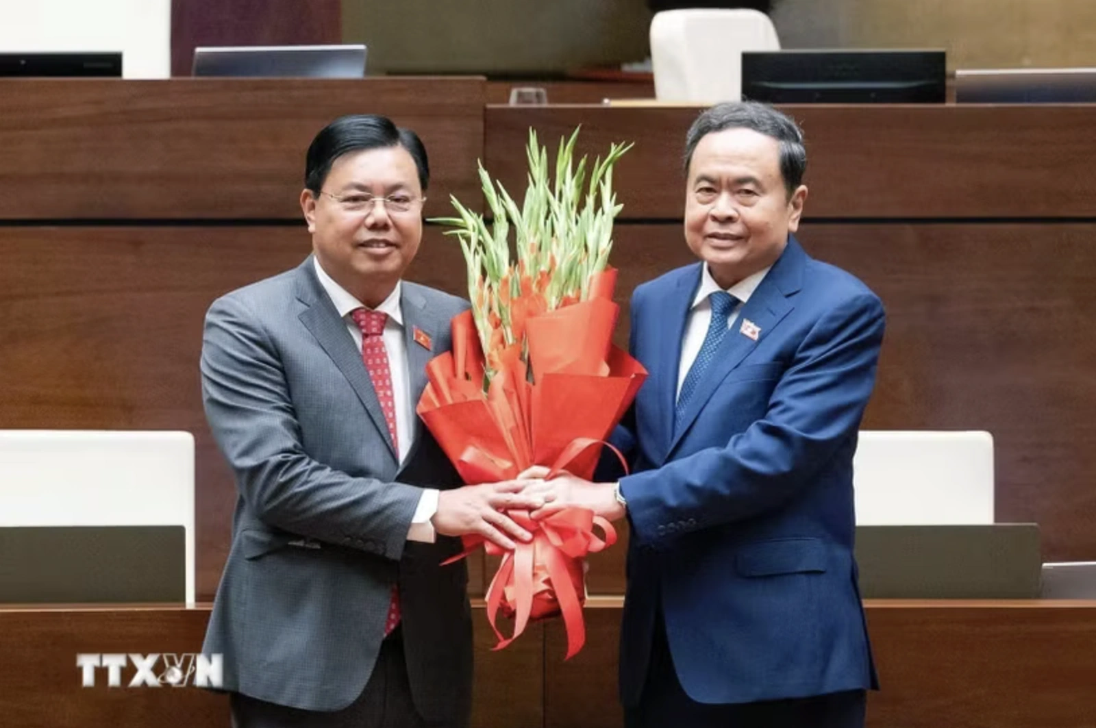 Quốc hội bỏ phiếu phê chuẩn việc bổ nhiệm Bộ trưởng Bộ Nội vụ với ông Nguyễn Tiến Hải