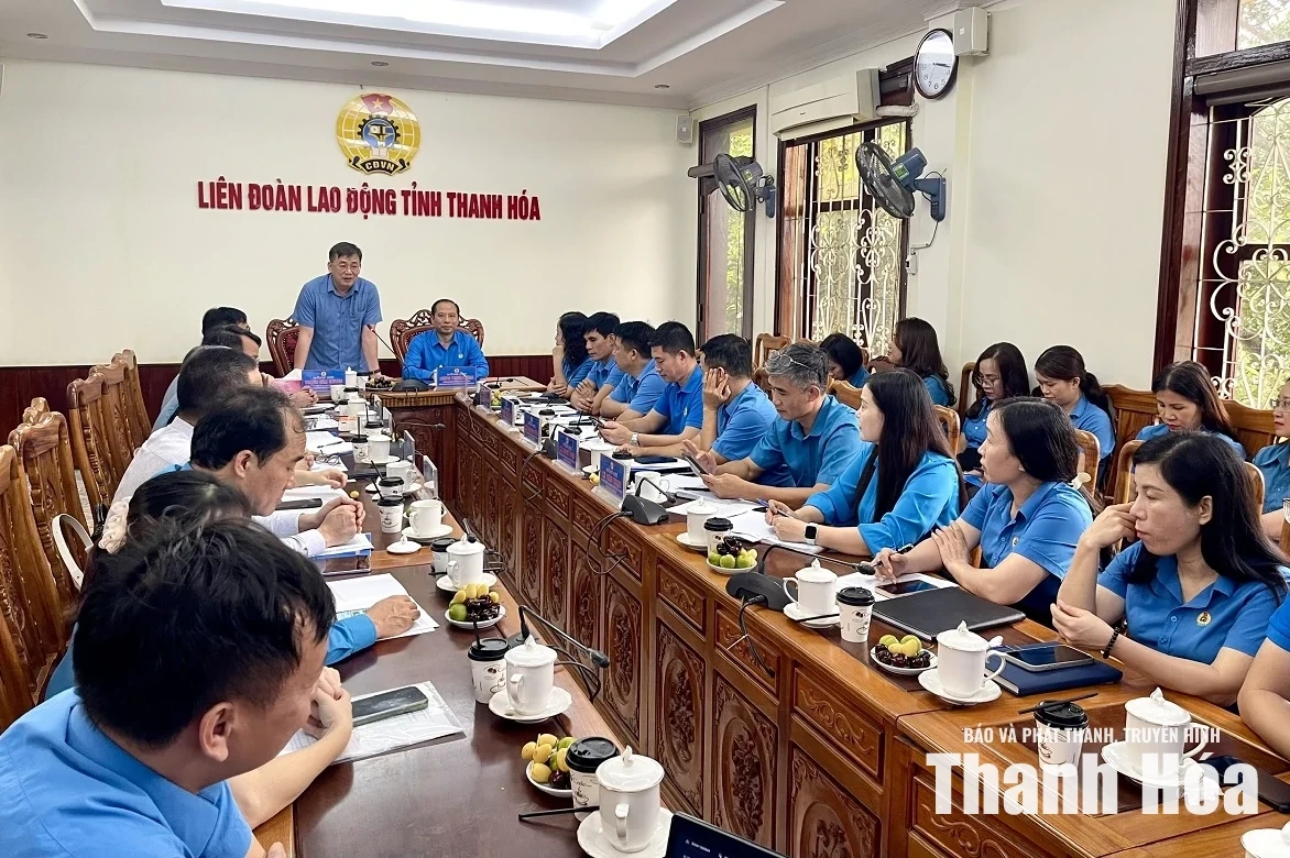 Liên đoàn Lao động hai tỉnh Thanh Hóa - Bắc Ninh trao đổi kinh nghiệm hoạt động