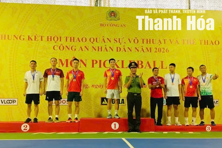 Công an tỉnh Thanh Hóa đạt thành tích cao tại Vòng chung kết Hội thao CAND năm 2026