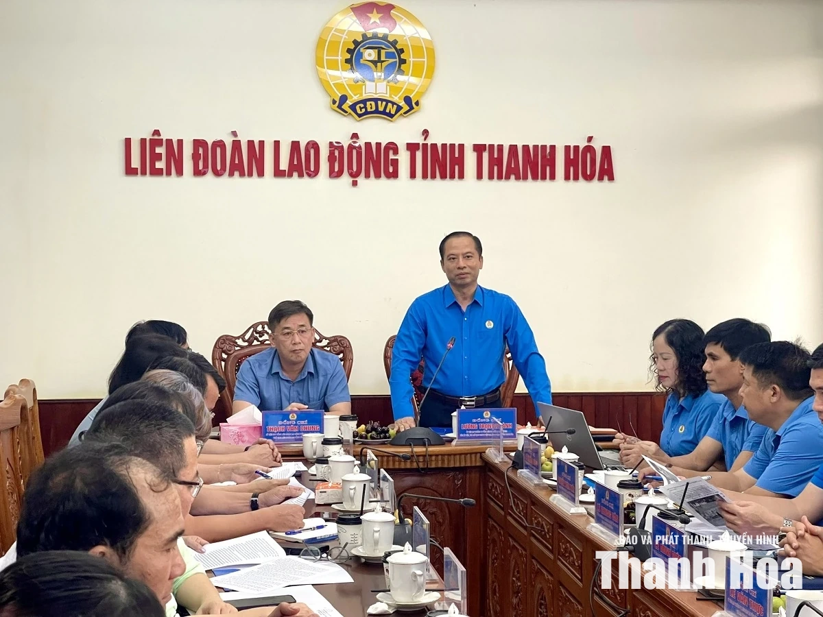 Liên đoàn Lao động hai tỉnh Thanh Hóa - Bắc Ninh trao đổi kinh nghiệm hoạt động