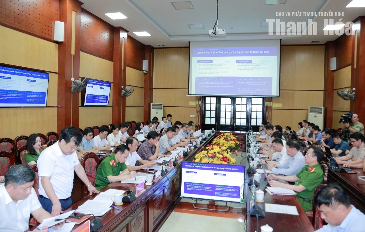 Thanh Hóa đề xuất thí điểm cấp giấy chứng nhận quyền sử dụng đất, quyền sở hữu tài sản gắn liền với đất điện tử trên VNeID