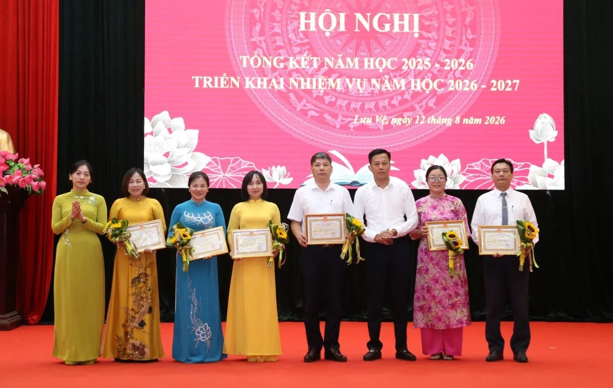 Giáo dục mũi nhọn xã Lưu Vệ đạt nhiều kết quả tích cực