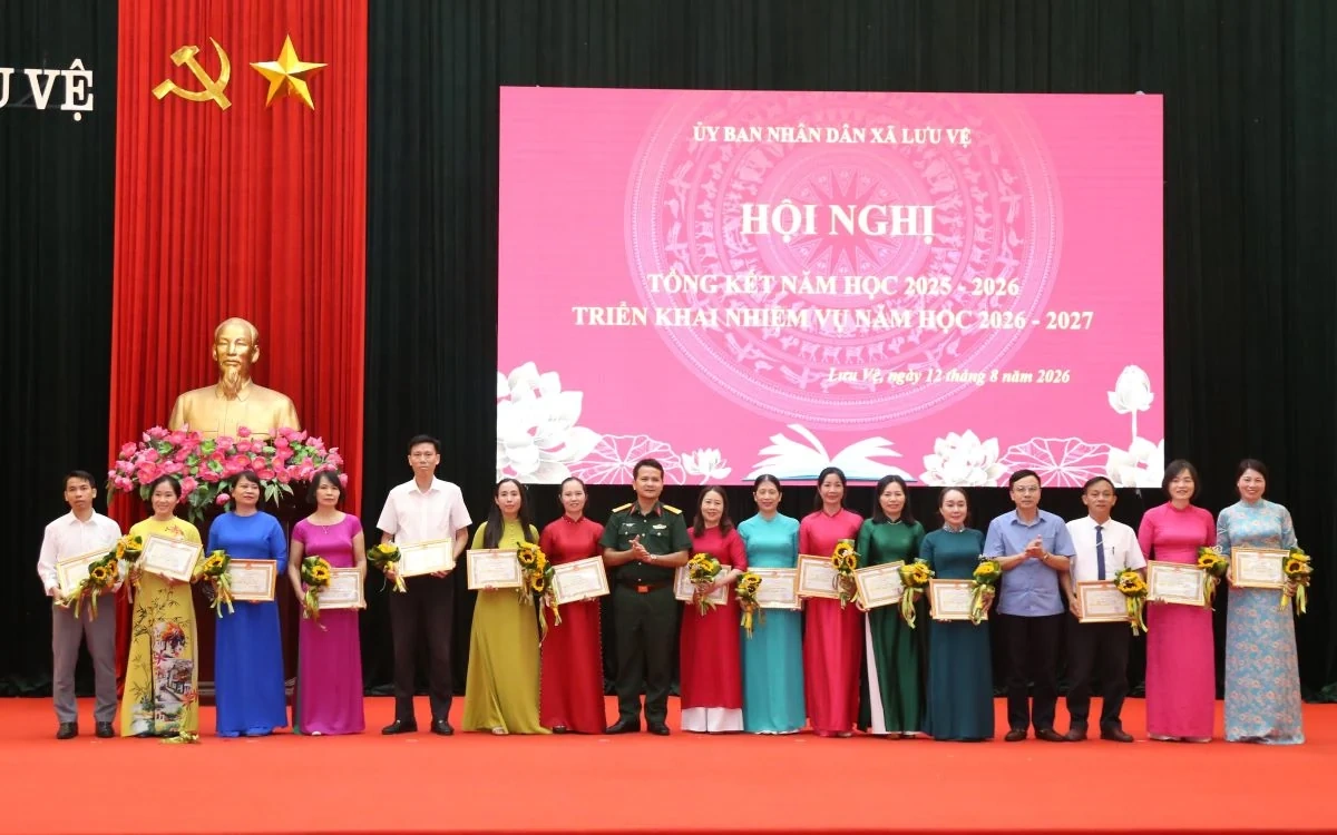 Giáo dục mũi nhọn xã Lưu Vệ đạt nhiều kết quả tích cực