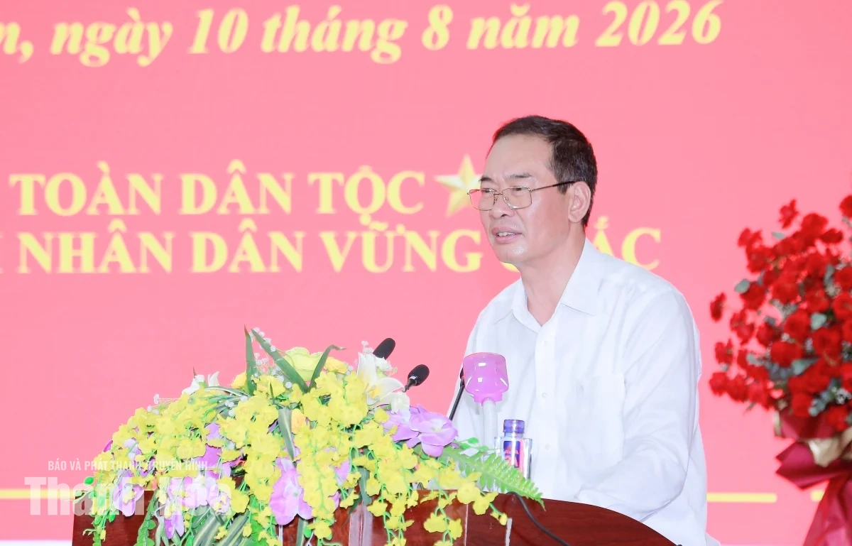 Phó Bí thư Tỉnh ủy Trịnh Tuấn Sinh dự Ngày hội “Toàn dân bảo vệ an ninh Tổ quốc” tại xã Thọ Xuân