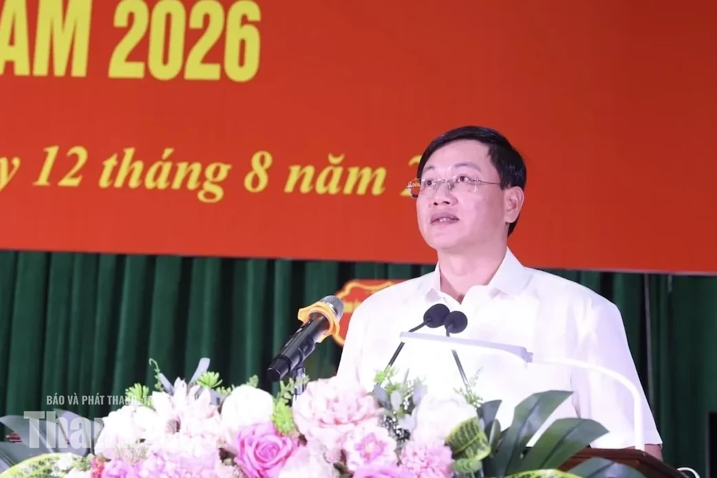 Phó Chủ tịch Thường trực UBND tỉnh Mai Xuân Liêm dự Ngày hội Toàn dân bảo vệ an ninh Tổ quốc tại xã Vĩnh Lộc
