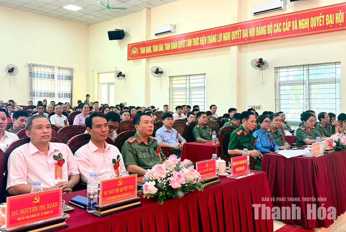 Giám đốc Công an tỉnh dự Ngày hội toàn dân bảo vệ an ninh Tổ quốc tại xã Hợp Tiến