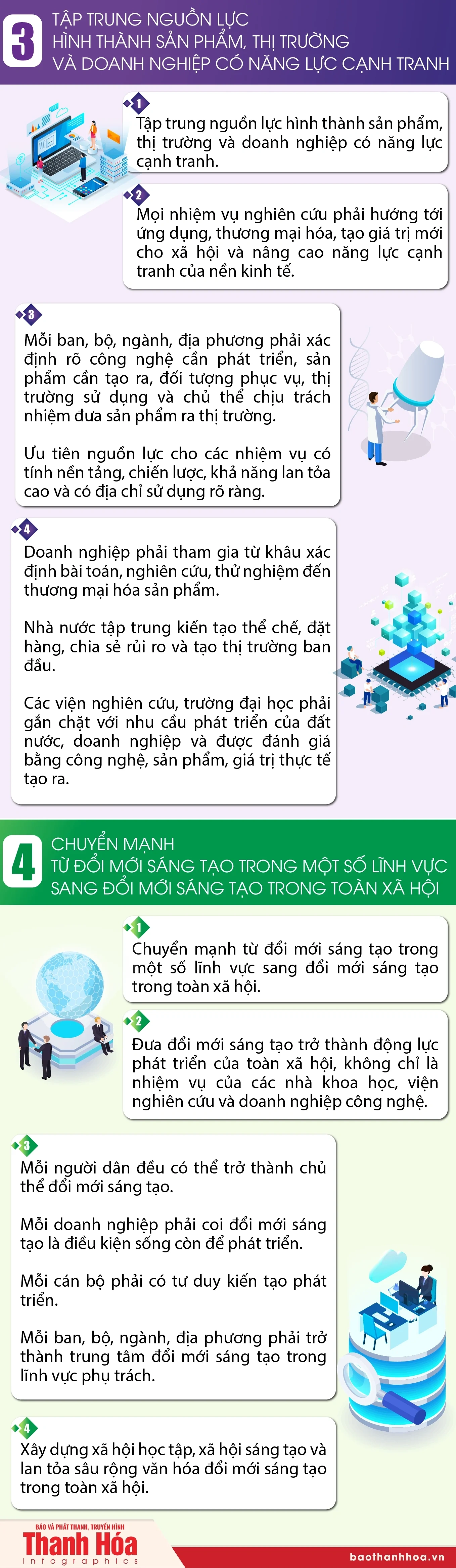 Những định hướng lớn trong thực hiện Nghị quyết số 57-NQ/TW về đột phá phát triển khoa học, công nghệ, đổi mới sáng tạo và chuyển đổi số quốc gia