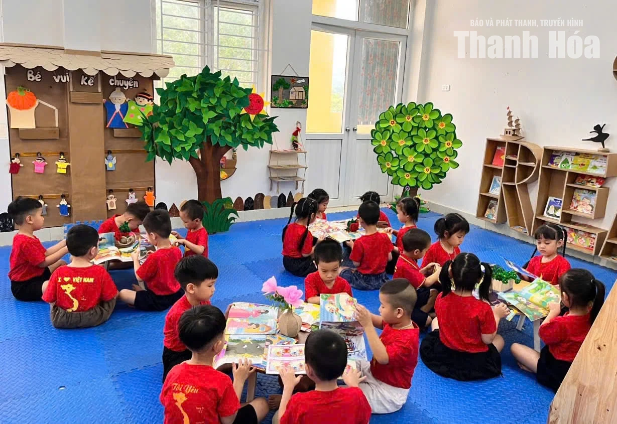Các trường học ở xã Cẩm Thủy tích cực chuẩn bị cho năm học mới