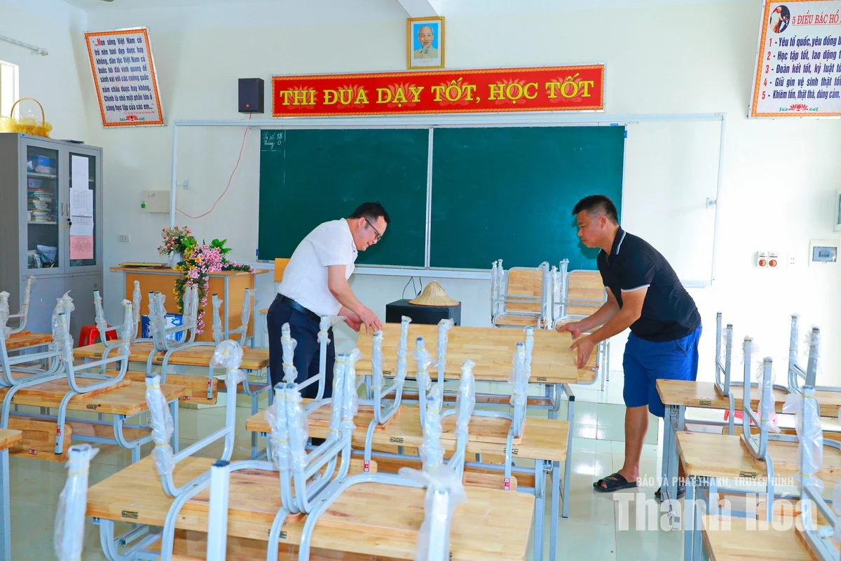 Diện mạo mới tại Trường Phổ thông nội trú TH&amp;THCS Sơn Thủy