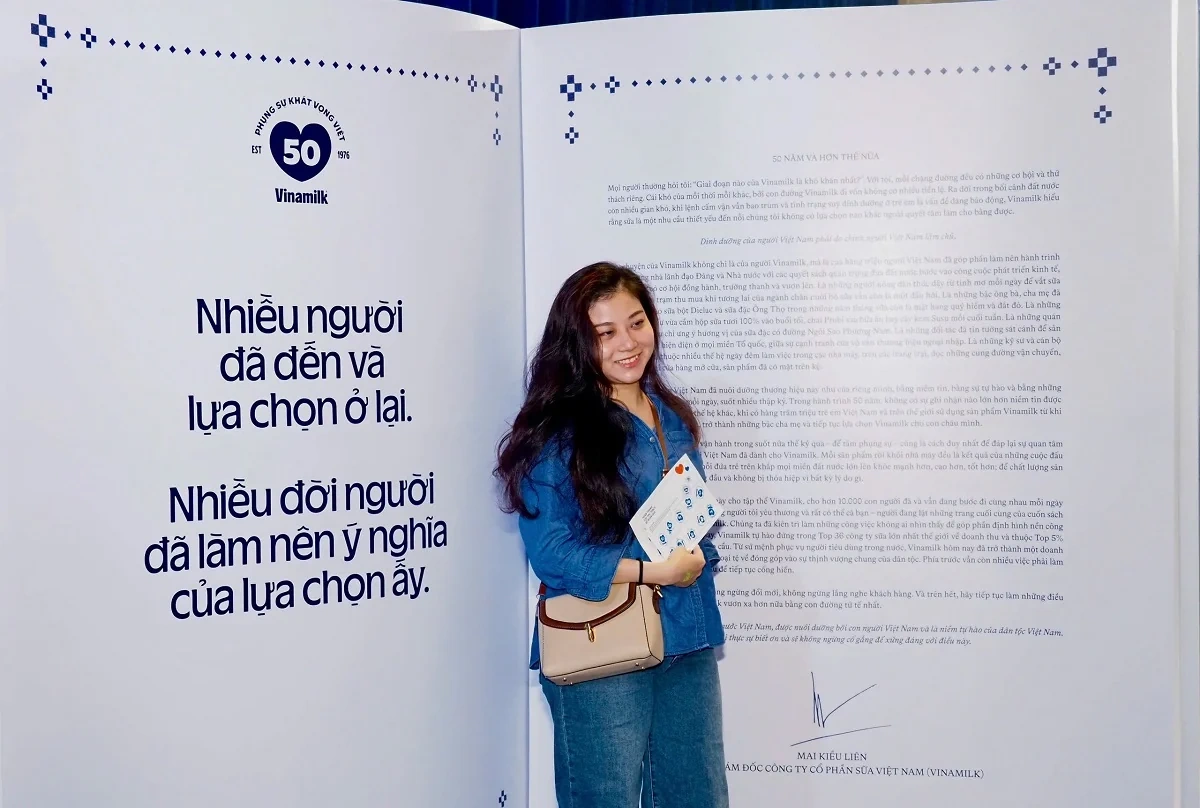 Vinamilk tổ chức triển lãm “50 năm phụng sự khát vọng Việt”