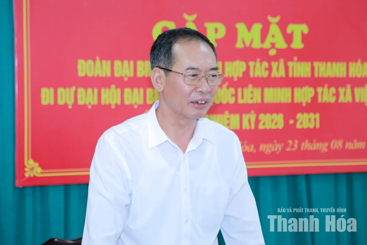 Gặp mặt đoàn đại biểu dự Đại hội đại biểu toàn quốc Liên minh HTX Việt Nam