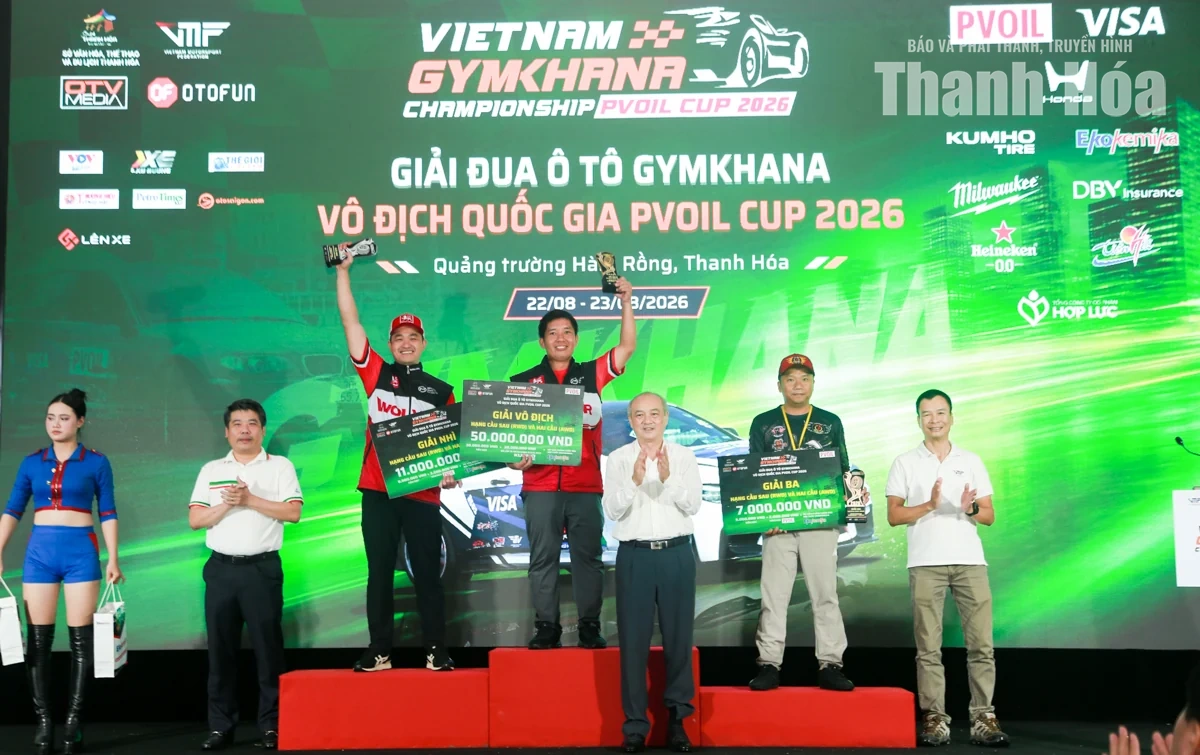 Bế mạc Vòng chung kết Giải đua ô tô Gymkhana Vô địch Quốc gia