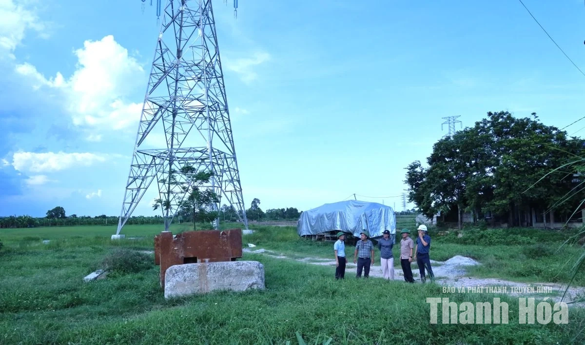 Giải quyết dứt điểm tồn tại trong GPMB Dự án TBA 220kV Sầm Sơn và đường dây đấu nối