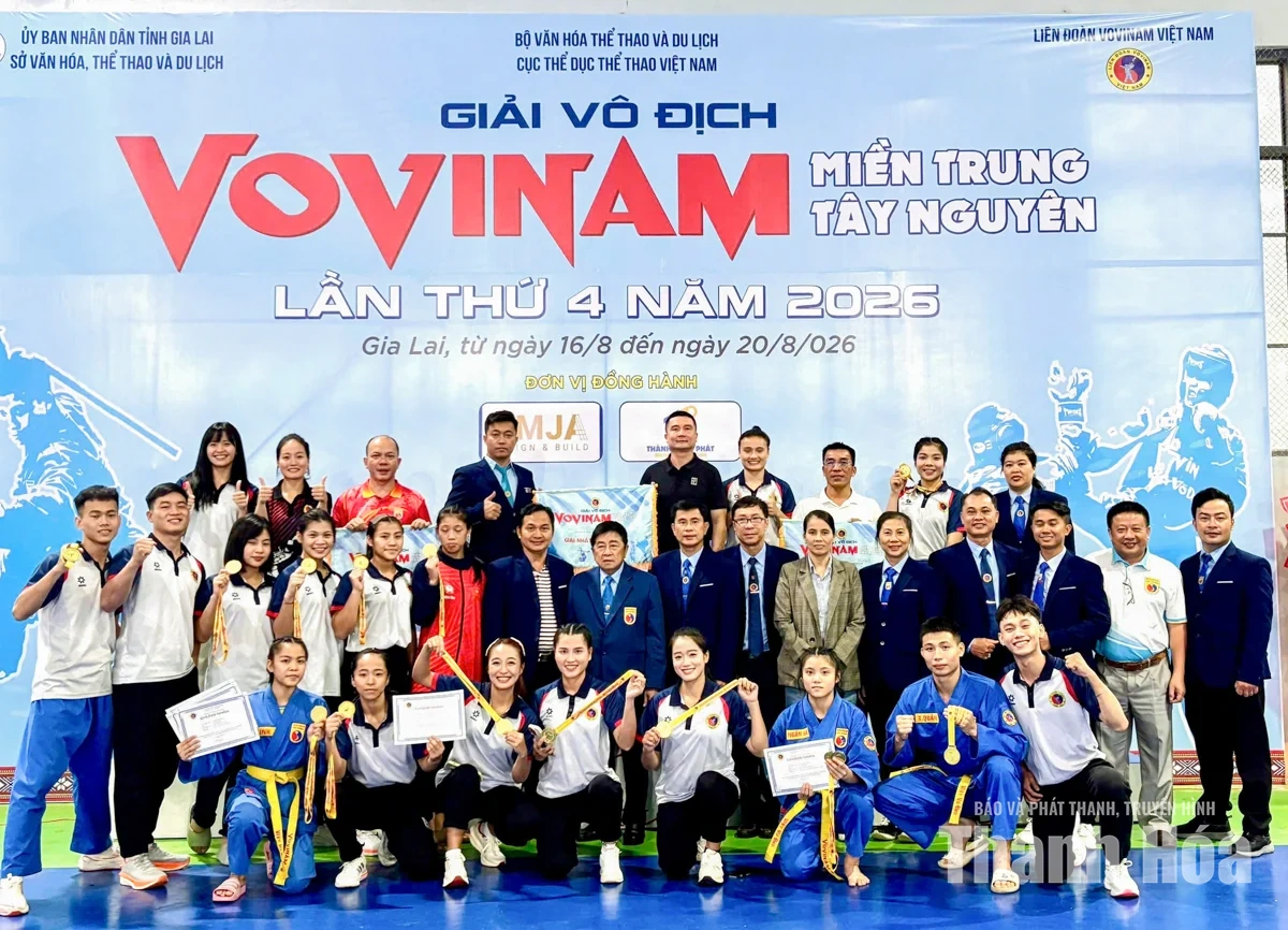 Thanh Hóa lần thứ 4 liên tiếp nhất toàn đoàn tại Giải Vô địch Vovinam miền Trung - Tây Nguyên