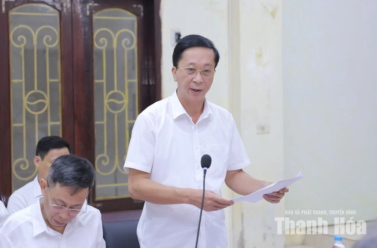 Chủ tịch UBND tỉnh Tô Anh Dũng làm việc với Ban Quản lý dự án đầu tư xây dựng các công trình nông nghiệp và phát triển nông thôn